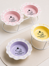 Adjustable Metal Raised Pet Bowl Holder for Cats and Dogs