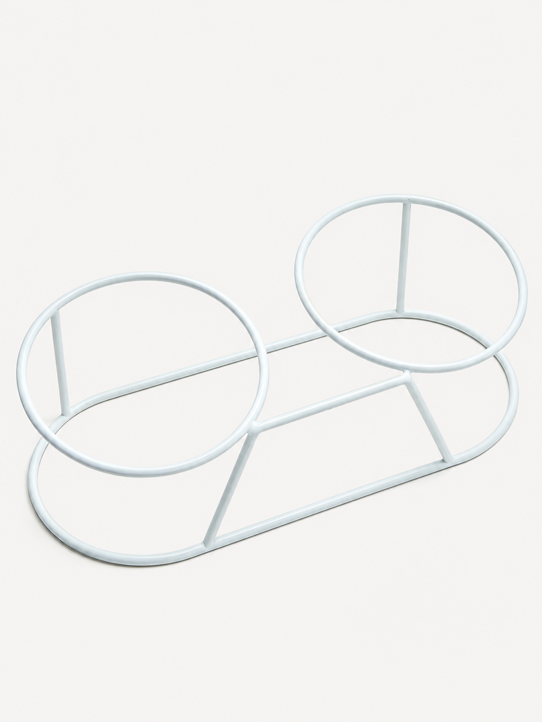 Adjustable Metal Raised Pet Bowl Holder for Cats and Dogs