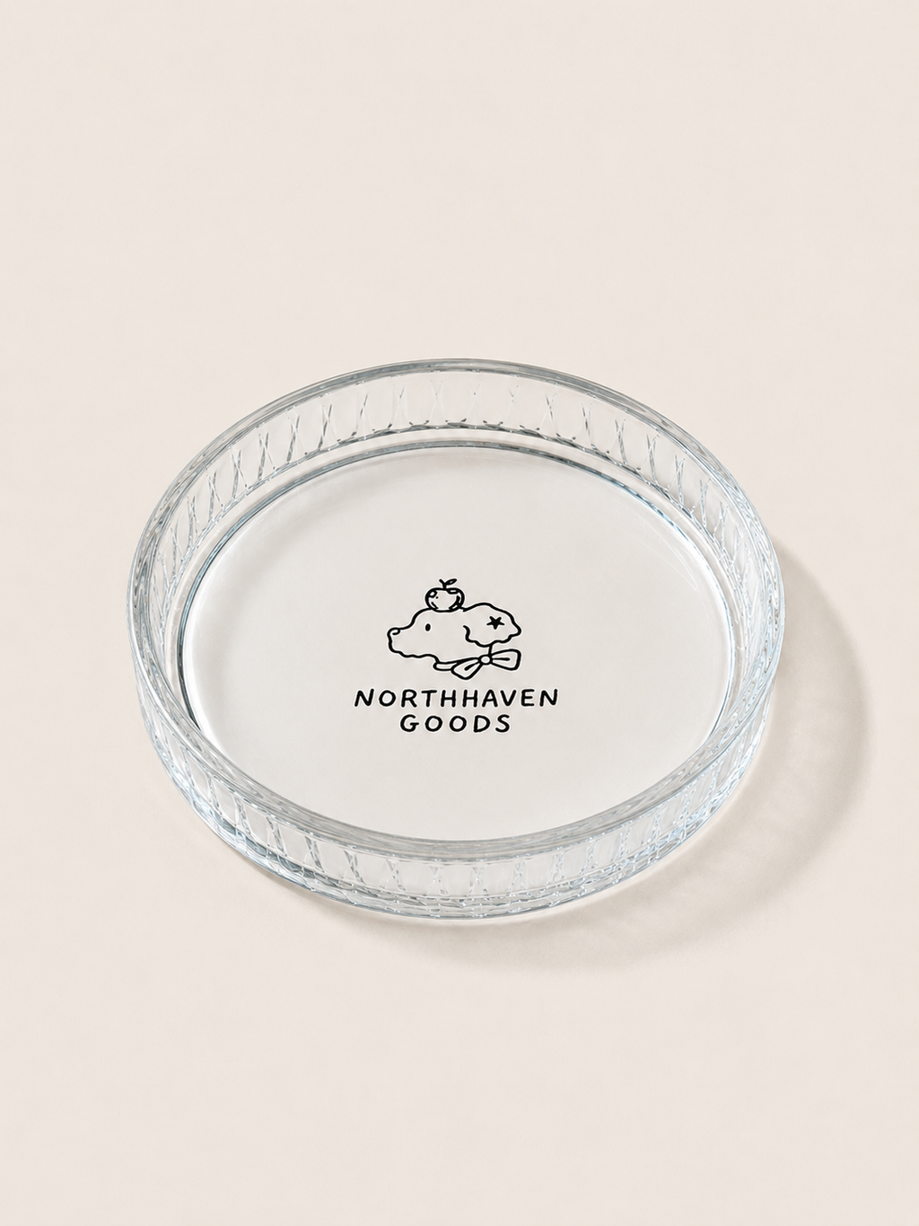 Large Opening Glass Pet Bowl with Elevated Neck-Friendly Stand